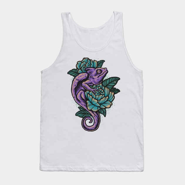 Chameleon flowers Tank Top by vhiente